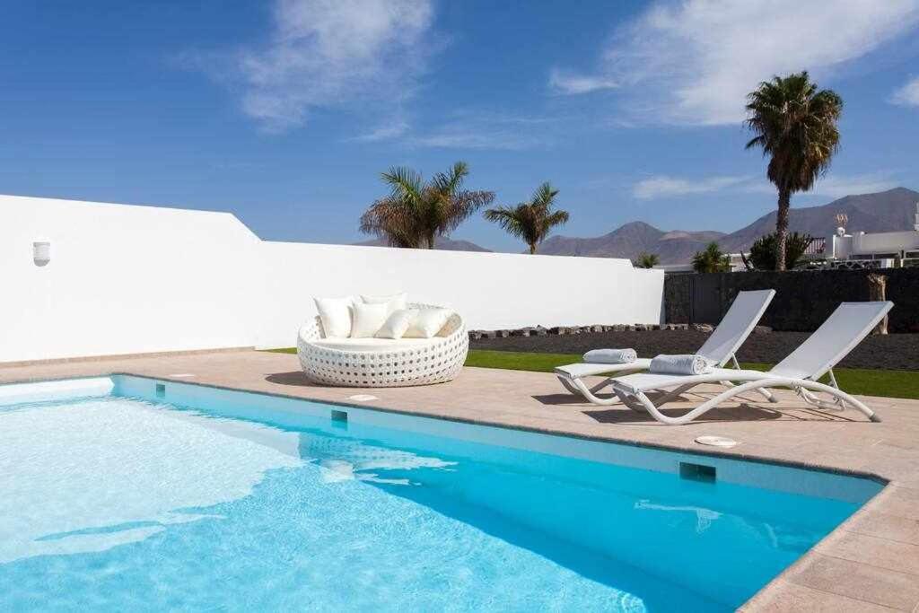 Homu Bianca Fantastica Villa Con Piscina Privad Playa Blanca  Luaran gambar